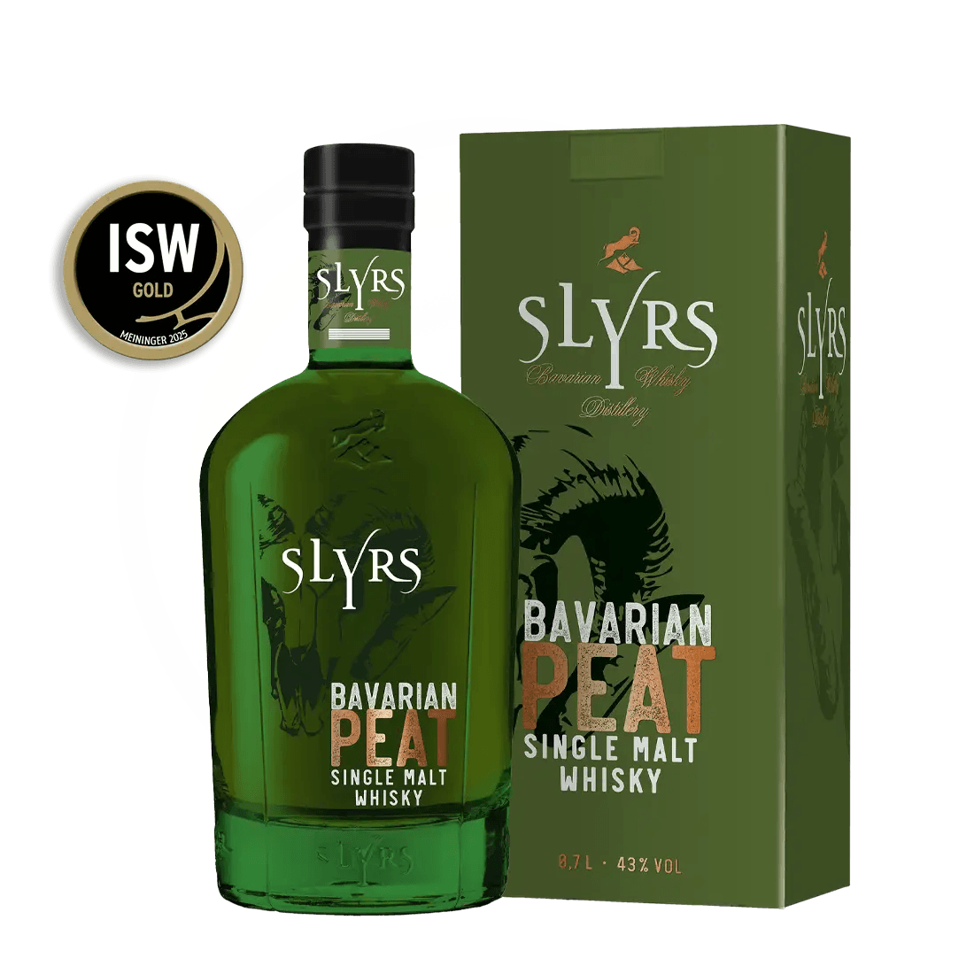 SLYRS Single Malt Whisky Bavarian PEAT