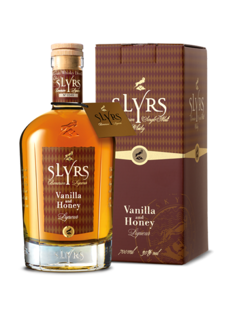 SLYRS Vanilla & Honey Liqueur 30% vol. 700ml mit Verpackung