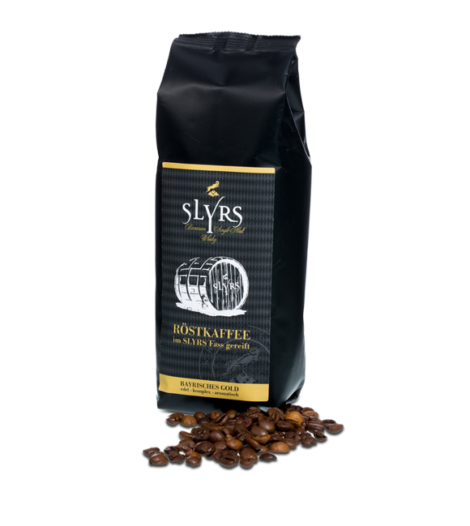 SLYRS Dinzler Röstkaffee im SLYRS Fass gereift 250 g ganze Bohnen