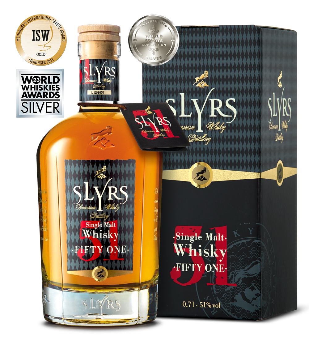 SLYRS Single Malt Whisky Whisky One 51% vol. Fifty SLYRS 