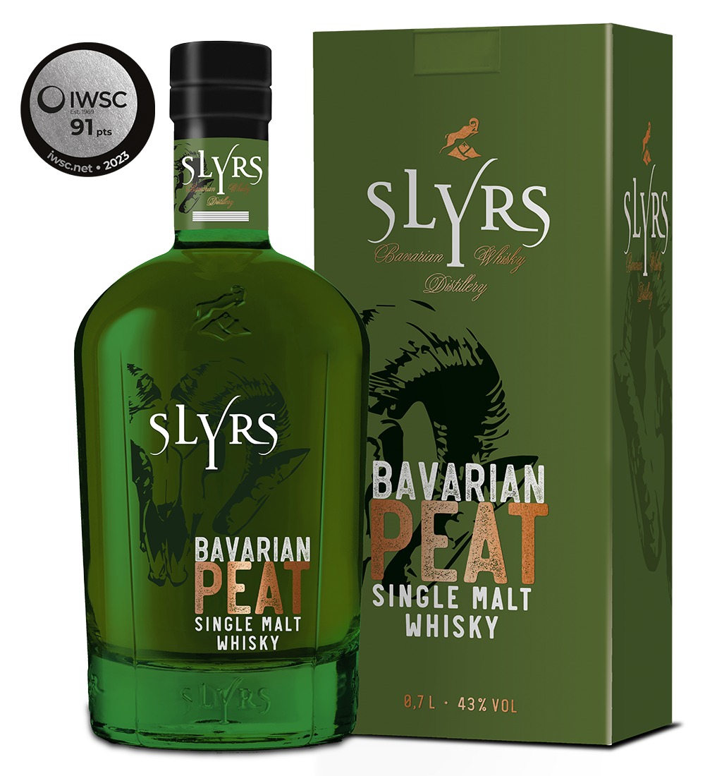 Whisky Malt PEAT Whisky - Single SLYRS Bavarian 0,7L vol. SLYRS 43%